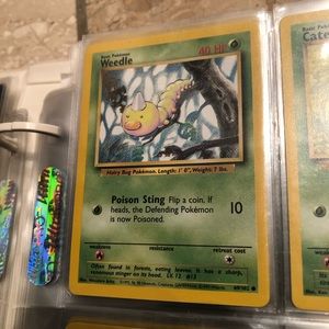 1990’s rare vintage weedle Pokémon card 69/102